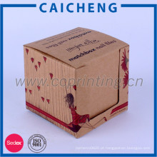 Cheap custom personalized kraft paper packaging box